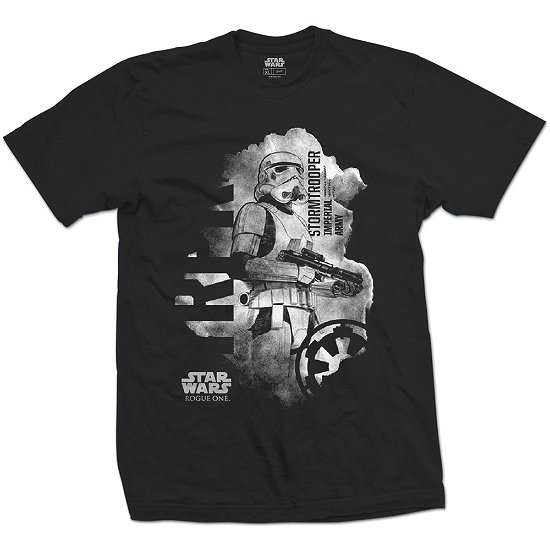 Cover for Star Wars · Star Wars Unisex T-Shirt: Rogue One Stormtrooper (CLOTHES) [size S] [Black - Unisex edition]