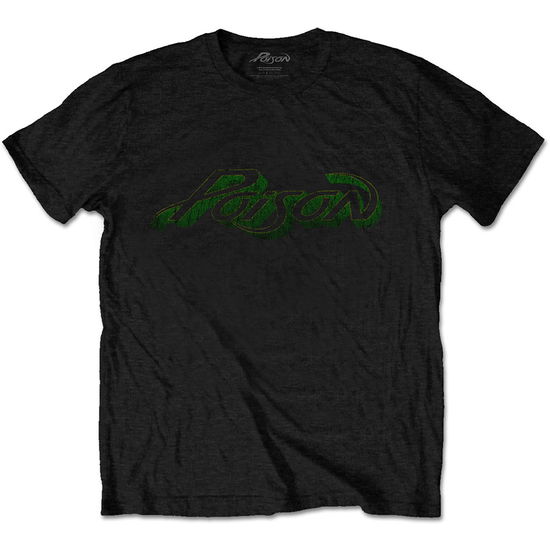 Poison Unisex T-Shirt: Vintage Logo - Poison - Mercancía -  - 5056170638166 - 