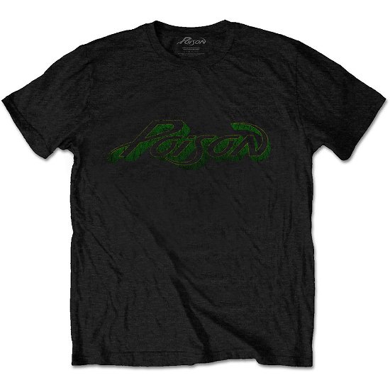 Poison Unisex T-Shirt: Vintage Logo - Poison - Merchandise -  - 5056170638166 - 
