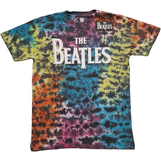 Cover for The Beatles · The Beatles Unisex T-Shirt: Drop T Logo (Wash Collection) (T-shirt) [size M] [Grey - Unisex edition]