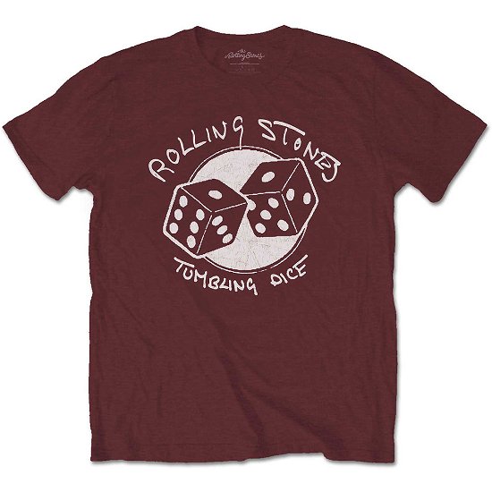 The Rolling Stones Unisex T-Shirt: Tumbling Dice - The Rolling Stones - Koopwaar -  - 5056368684166 - 