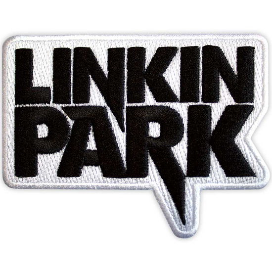 Linkin Park Standard Patch: Black Logo (White) - Linkin Park - Fanituote -  - 5056737251166 - maanantai 22. huhtikuuta 2024