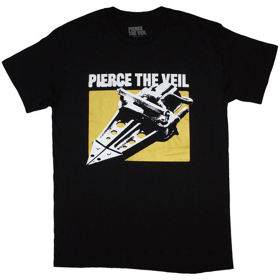 Pierce The Veil Unisex T-Shirt: Jaws (Black) - Pierce The Veil - Produtos -  - 5056821091166 - 17 de dezembro de 2024