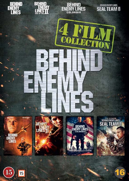 Cover for Behind Enemy Lines · Behind Enemy Lines / Behind Enemy Lines 2 / Behind Enemy Lines: Colombia / Seal Team B (DVD) (2017)