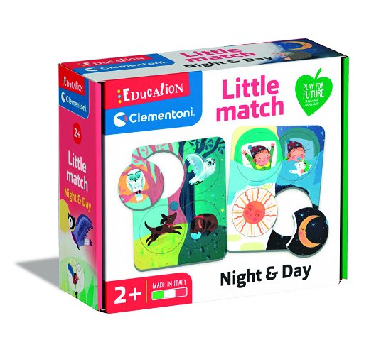 Cover for Clementoni · Little match - Night &amp; Day (SPIEL) (2023)