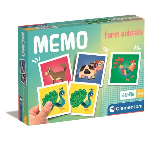 Cover for Clementoni · Memo Pocket Farm Animals (SPIL) (2024)