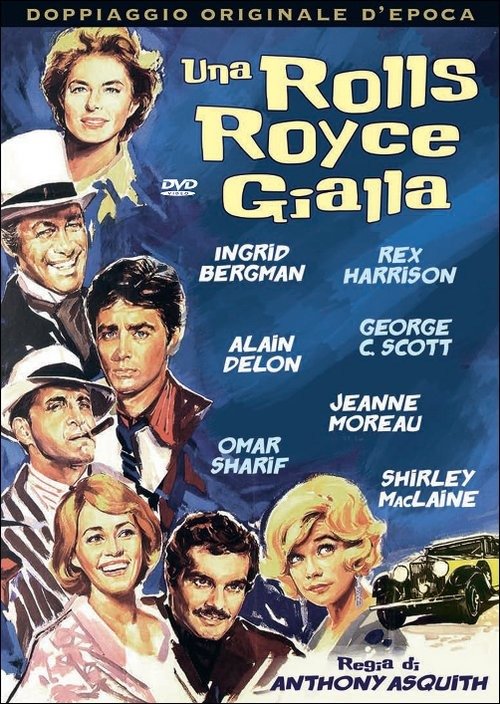 Cover for Rex Harrison,ingrid Bergman,alain Delon,shirley Maclaine,jeanne Moreau,omar Sharif · Rolls Royce Gialla (Una) (DVD) (2016)