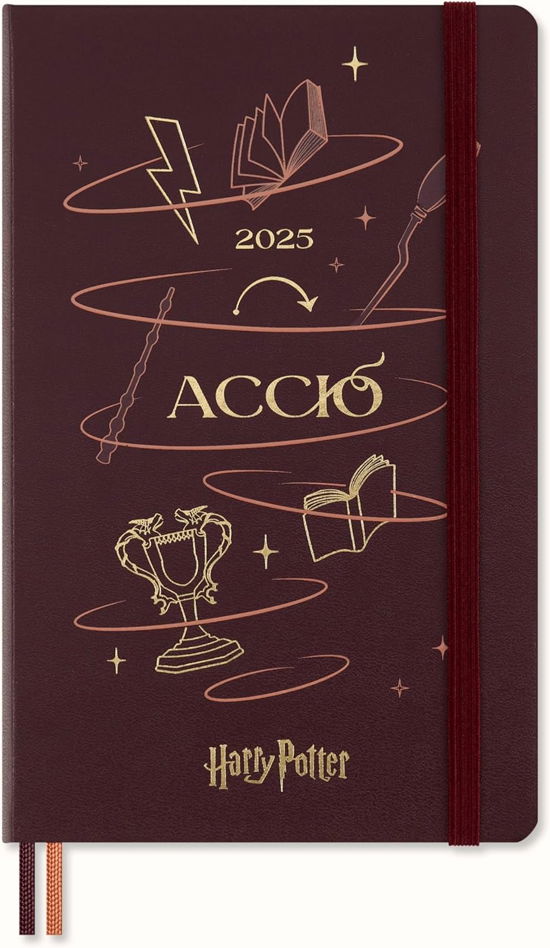 Cover for Moleskine · Moleskine Ltd. Ed. Harry Potter 2025 12-Month Daily Large Hardcover Notebook: Accio (Taschenbuch) (2024)