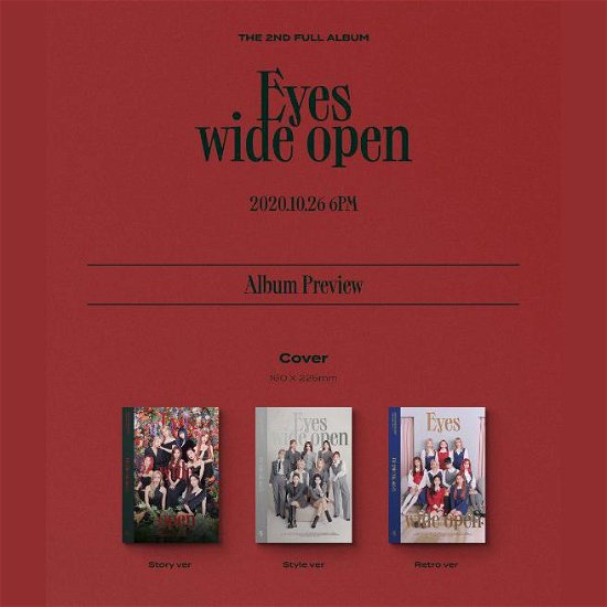 Cover for Twice · VOL.2 [EYES WIDE OPEN] (CD/Merch) (2020)