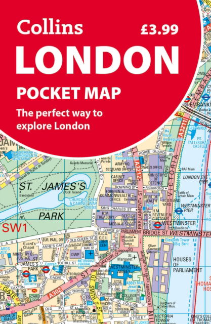 Cover for Collins Maps · London Pocket Map: The Perfect Way to Explore London (Landkarten) [New edition] (2025)