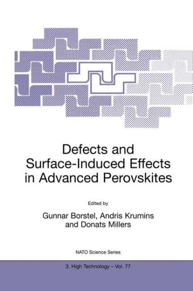 Cover for A Krumins · Defects and Surface-Induced Effects in Advanced Perovskites - Nato Science Partnership Subseries: 3 (Hardcover Book) [2000 edition] (2000)