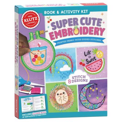 Super Cute Embroidery - Klutz - Editors of Klutz - Books - Scholastic US - 9781338826166 - September 1, 2022