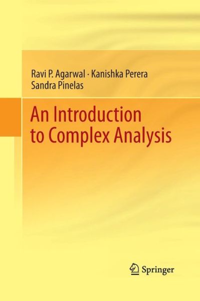 Cover for Ravi P. Agarwal · An Introduction to Complex Analysis (Taschenbuch) [2011 edition] (2014)