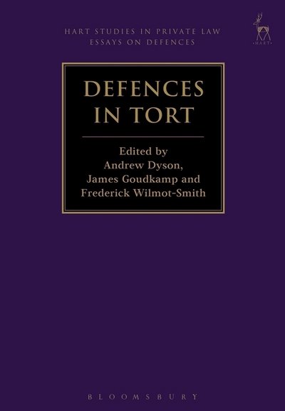 Cover for Dyson Andrew · Defences in Tort - Hart Studies in Private Law: Essays on Defences (Paperback Bog) (2017)