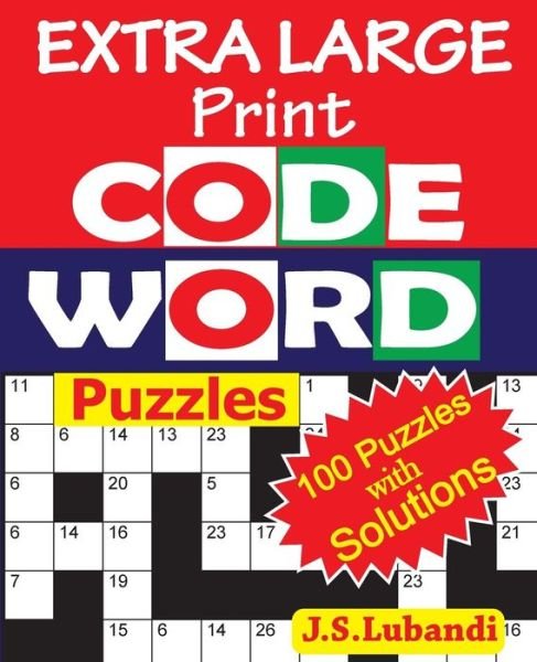 Cover for Jaja Media · EXTRA LARGE Print CODEWORD Puzzles (Paperback Book) (2016)