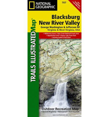 Cover for National Geographic Maps · Blacksburg New River Valley: George Washington &amp; Jefferson Nf, Virginia &amp; West Virginia, USA - National Forest / Blm S. (Map) (2020)