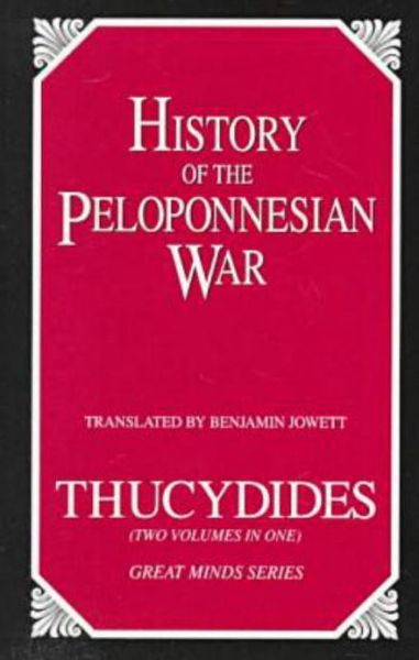 Cover for Thucydides · History of the Peloponnesian War (Paperback Book) (1998)