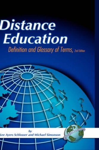 Distance Education: Definition and Glossary of Terms - Michael Simonson - Książki - Information Age Publishing - 9781593115166 - 4 maja 2006