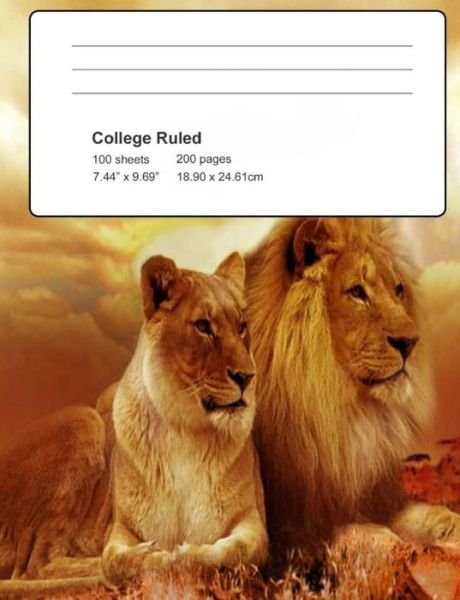 Cover for John Daly · Lion Composition Book (Paperback Book) (2018)