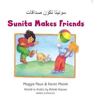 Cover for Maggie Paun · Sunita Makes Friends Arabic and English (Paperback Book)