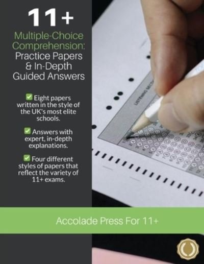 Cover for Accolade Press · 11+ Multiple-Choice Comprehension (Paperback Book) (2021)
