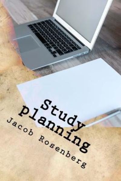 Cover for Jacob Rosenberg · Study planning (Taschenbuch) (2018)