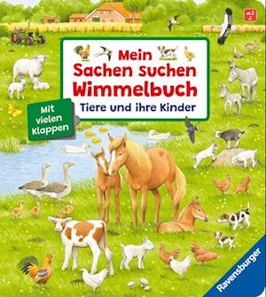 Cover for Susanne Gernhäuser · Mein Sachen suchen Wimmelbuch: Tiere und ihre Kinder (Buch) (2024)