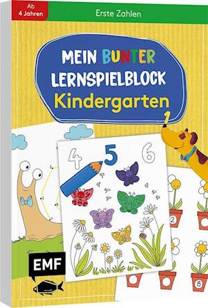 Cover for Sandy Thißen · Mein bunter Lernspielblock - Kindergarten: Erste Zahlen (Paperback Book) (2022)