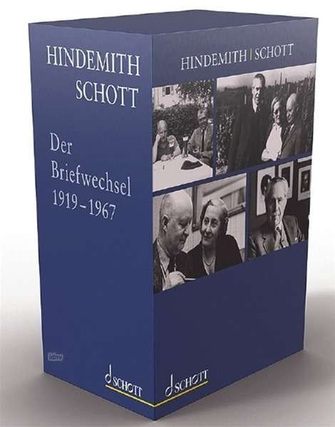 Cover for Hindemith · Hindemith - Schott. Der Brief (Buch)