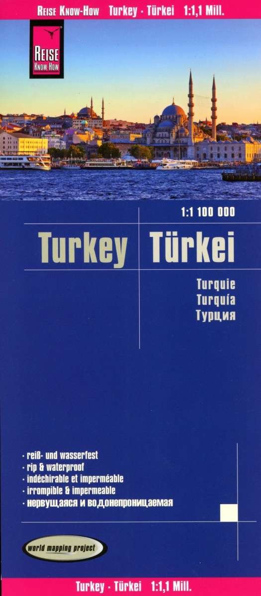 Cover for Reise Know-How · Turkey (1:1,100,000) (Landkarten) (2019)
