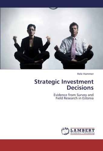 Cover for Hele Hammer · Strategic Investment Decisions: Evidence from Survey and  Field Research in Estonia (Paperback Bog) (2009)
