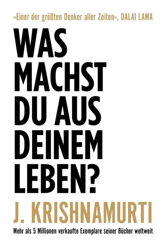 Cover for Krishnamurti · Was machst du aus deinem L (Book)