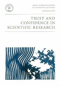 Cover for Nils-Eric Sahlin · Trust and Confidence in Scientific Research (Book) (2013)