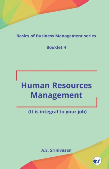 Cover for A S Srinivasan · Human Resources Management (Paperback Book) (2023)