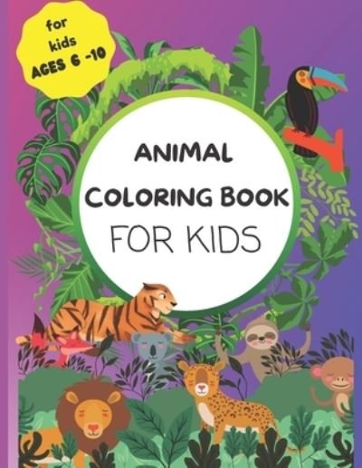 Cover for Bntz Pennings · Animal Coloring Book For Kids (Paperback Bog) (2021)