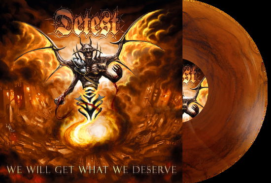 Cover for Detest · We Will Get What We Deserve (marbled orange) (LP) (2022)