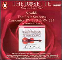 Cover for Accardo Salvatore / I Solisti Delle Settimane Internazionali Di Npoli · The Four Seasons / Concertos Rv 580 &amp; Rv 551 (CD) (2004)