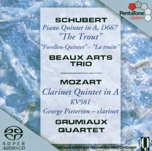 * Forellenquintett / Klarinettenquintett - Beaux Art Trio / Pieterson Quartet - Music - Pentatone - 0827949012167 - June 1, 2003