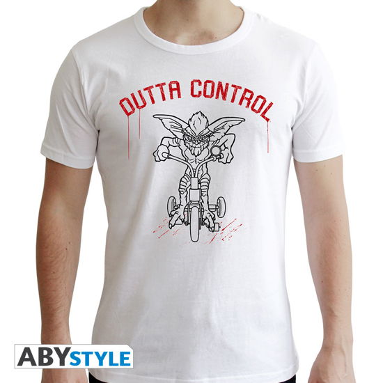 GREMLINS - Tshirt Outta Control man SS white - n - T-Shirt Männer - Fanituote - ABYstyle - 3665361026167 - torstai 7. helmikuuta 2019