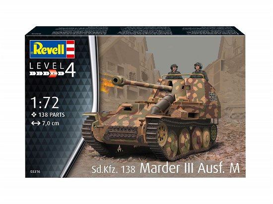 Sd. Kfz. 138 Marder II Ausf. M ( 03316 ) - Revell - Merchandise -  - 4009803033167 - 