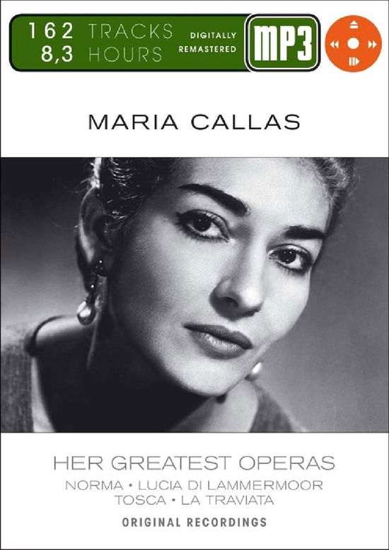 Cover for Maria Callas · Mp3 Maria Callas Her Greatest Opera (DVD) [Limited edition] (2023)