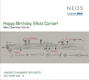 New Chamber Works - E. Carter - Musik - NEOS - 4260063108167 - 1. August 2013