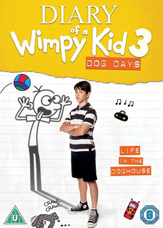 Cover for Diary Of A Wimpy Kid 3 - Dog Days (DVD) (2017)