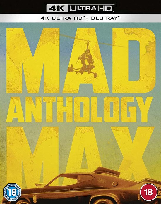 Cover for Mad Max Anthology (4k Blu-ray) (Blu-ray) (2021)