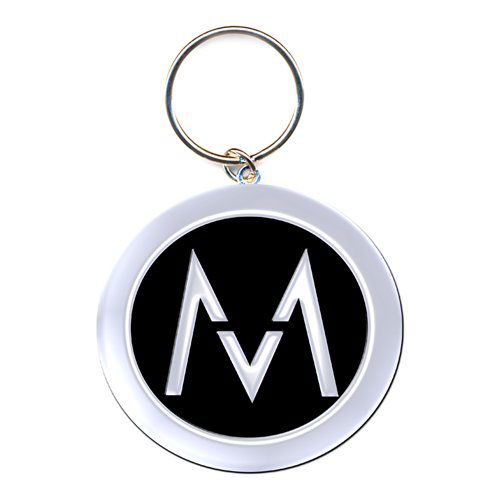 Maroon 5 Keychain: M Logo (Enamel In-fill) - Maroon 5 - Merchandise - Live Nation - 162199 - 5055295302167 - October 21, 2014