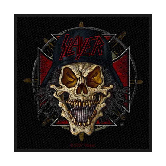 Slayer Standard Woven Patch: Slaytanic Wehrmacht - Slayer - Fanituote - PHD - 5055339712167 - maanantai 19. elokuuta 2019