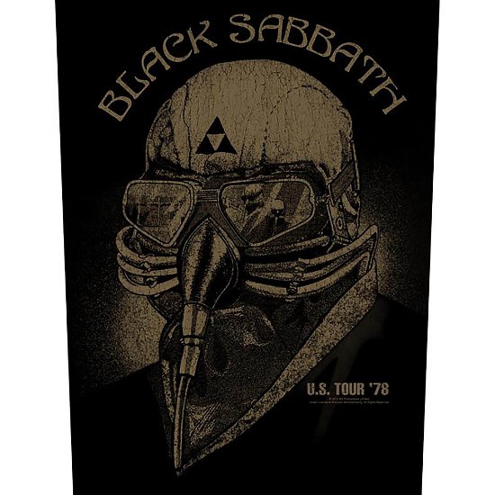 Cover for Black Sabbath · Black Sabbath Back Patch: US Tour 1978 (MERCH) [Black edition] (2019)