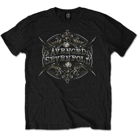 Avenged Sevenfold Unisex T-Shirt: Reflections - Avenged Sevenfold - Gadżety - Unlicensed - 5055979927167 - 27 listopada 2015