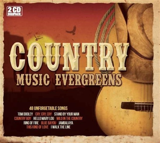 Country Music Evergreens - V/A - Musiikki - ECHOSTATIC - 5450162359167 - perjantai 26. lokakuuta 2018