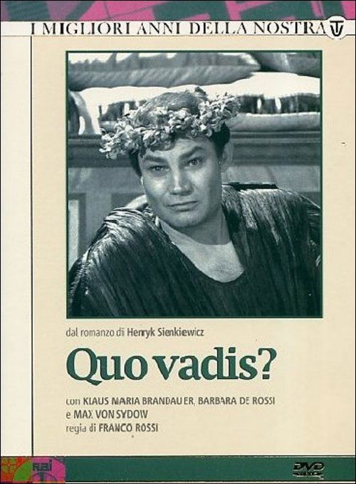 Quo Vadis? - Quo Vadis?  (3 Dvd) - Elokuva - RAI - 8032807046167 - keskiviikko 17. huhtikuuta 2013